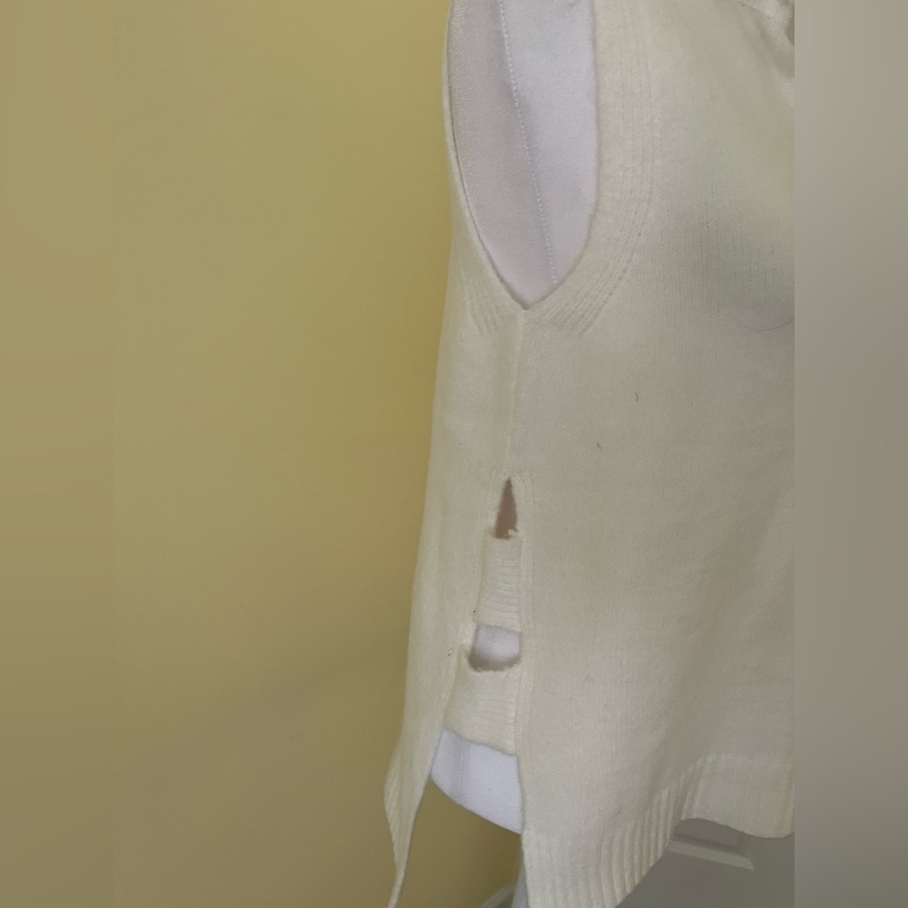 Bishop + Young White Cowl Neck Sweater - Picture 5 of 5